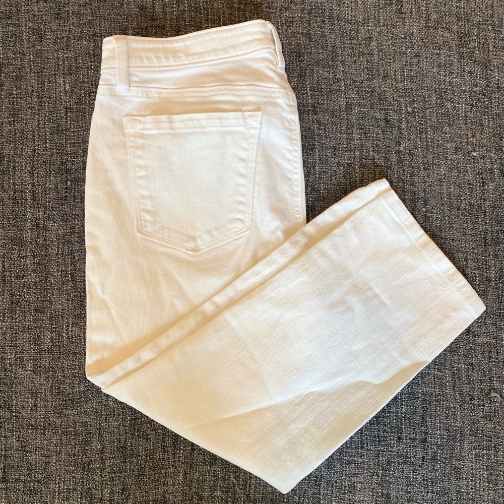 Ann Taylor loft curvy cropped jeans